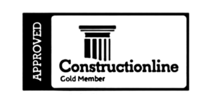Constructionline Approved Gold Member badge - Delton Contacts Services Limited